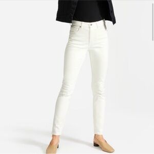 Everlane The High Rise Skinny Ankle Jean Women’s SZ 29 in White Denim Casual